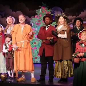 Cast Set for A CHRISTMAS CAROL THE MUSICAL at the Players Theatre