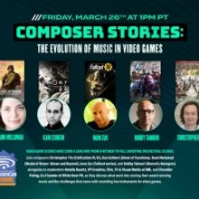 COMPOSER STORIES: THE EVOLUTION OF MUSIC IN VIDEO GAMES Panel Comes to Wondercon 2021