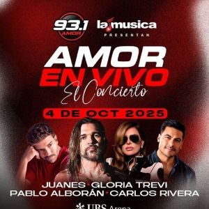 Amor En Vivo To Return To UBS Arena This October