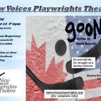New Voices Playwrights Theatre Presents Their Fall Reading Series: GOON By David…