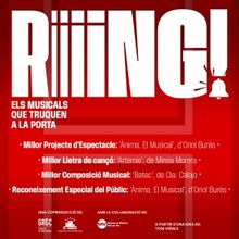 RIIIING! Els musicals que truquen a la porta otorga sus primeros galardones