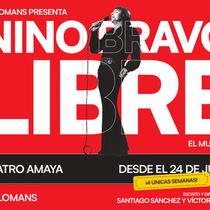 LIBRE, EL MUSICAL DE NINO BRAVO regresa a Madrid con una segunda temporada en el Teatro Amaya
