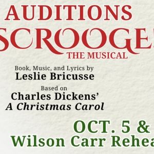 Theatre Tuscaloosa to Hold Auditions for SCROOGE! THE MUSICAL