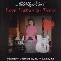 Laci Kaye Booth to Launch LOVE LETTERS TO TEXAS Tour February 2027