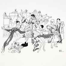 Al Hirschfeld Prints Signed By Cher, Chita Rivera & More to be Auctioned Off