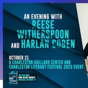 Reese Witherspoon and Harlan Coben to Join Charleston Literary Festival 2025