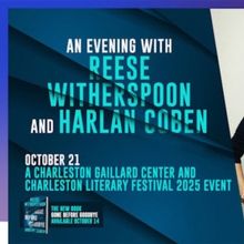 Reese Witherspoon and Harlan Coben to Join Charleston Literary Festival 2025