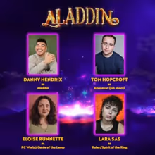 ALADDIN Cast Set for Nottingham Playhouse