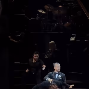 Video: Mark Ballas & Krysta Rodriguez Perform 'We Both Reached for the Gun' in… Video