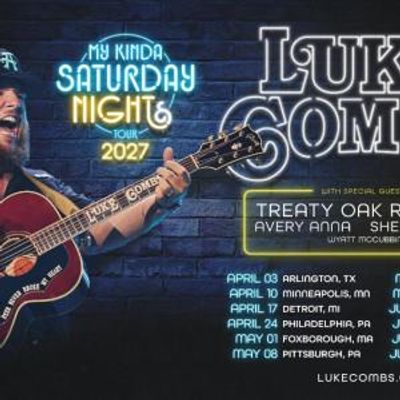 Luke Combs Adds 2027 Stadium Dates to MY KINDA SATURDAY NIGHT TOUR