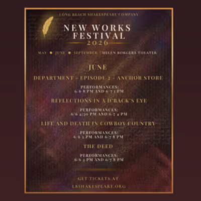 Long Beach Shakespeare Company's New Works Festival to Feature Original Works This June
