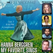 Hanna Berggren to Present MY FAVORITE SINGS at The Green Room 42 in October