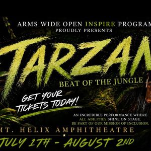 Interview: Chris Rubio of TARZAN: BEAT OF THE JUNGLE at Arms Wide Open At Mt. Helix A