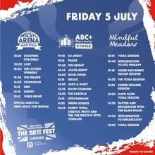 The Brit Fest Main Stage Timings Released