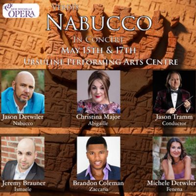 New Rochelle Opera Unveils Casting for Concert Performances of NABUCCO