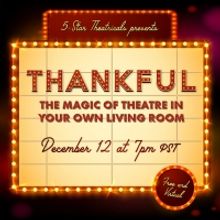 5-Star Theatricals Presents THANKFUL Virtual Concert Featuring Katharine McPhee, Adam