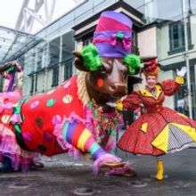 Panto Dame Joins Birmingham Bull In His Glad Rags
