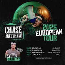 Tayler Holder Teams Up With Chase Matthew for European Tour Dates
