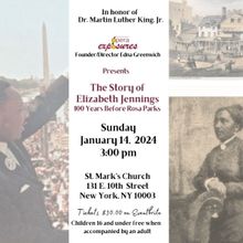 Opera Exposures Presents THE STORY OF ELIZABETH JENNINGS: 100 YEARS BEFORE ROSA PARKS