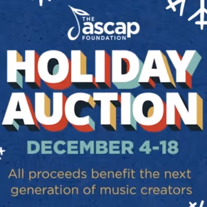 ASCAP Foundation's 2024 Holiday Auction Launches With Donations From Stephen…