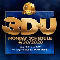 3D Theatricals Announces April 20 Line-up For 3D+U Online Series