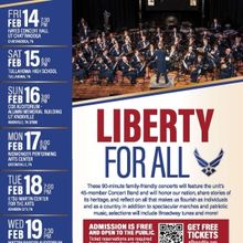 The US Air Force Band of Mid-America Will Perform Concerts in Tennessee
