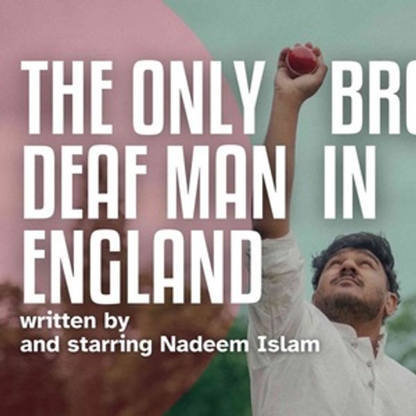THE ONLY BROWN DEAF MAN IN ENGLAND to Make World Premiere at Mercury Theatre Colchest Photo
