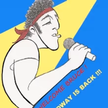 BWW Exclusive: Ken Fallin Draws the Stage - Bruce Springsteen Is Back!
