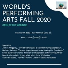 BWW Feature: WORLD'S PERFORMING ARTS Webinar Shares Performing, Health, and Marketing