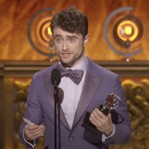 Video: Daniel Radcliffe Accepts Tony Award For MERRILY WE ROLL ALONG