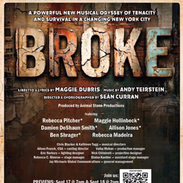 New Musical BROKE to Premiere at Theatre Row Photo