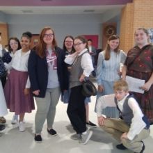 Wyatt Crow, Susan Gunther, Kaeden Porter, Kayla Chassels of WAR OF THE WORLDS: THE PA