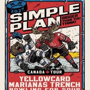 SIMPLE PLAN to Bring 'BIGGER THAN YOU THINK' Tour to Canada in 2027