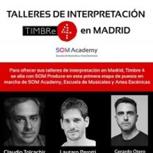 Timbre4 se une a SOM Academy para nuevos talleres de interpretación
