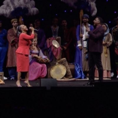 Exclusive Video: Regina Belle And Norm Lewis Sing 'A Whole New World' At D23's A Musical Celebration of ALADDIN