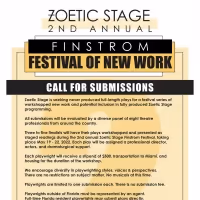 Zoetic Stage Opens Submissions For The 2nd Annual Finstrom Festival