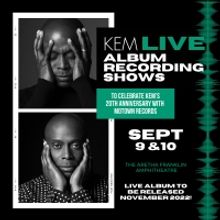 R&B Icon Kem to Record Live Album at Performances in Detroit This Week to Celebrate H