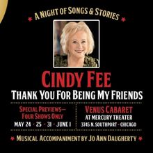 Cindy Fee, 'Thank You for Being a Friend' Vocalist, to Debut One-Woman Show in Chicag