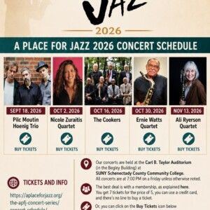 The Cookers to Perform at SUNY Schenectady as Part of A Place for Jazz Concert Series