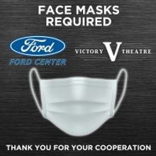 Ford Center and Victory Theatre Require Masks For All Upcoming Events