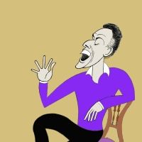 Ken Fallin Draws the Stage - David Greenspan in THE PATSY