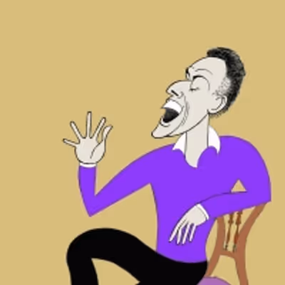 Ken Fallin Draws the Stage - David Greenspan in THE PATSY