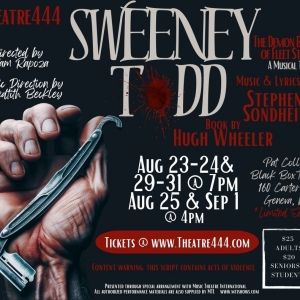 Theatre444 to Present SWEENEY TODD in August