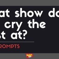 #BWWPrompts: What Show Makes You Cry The Most?