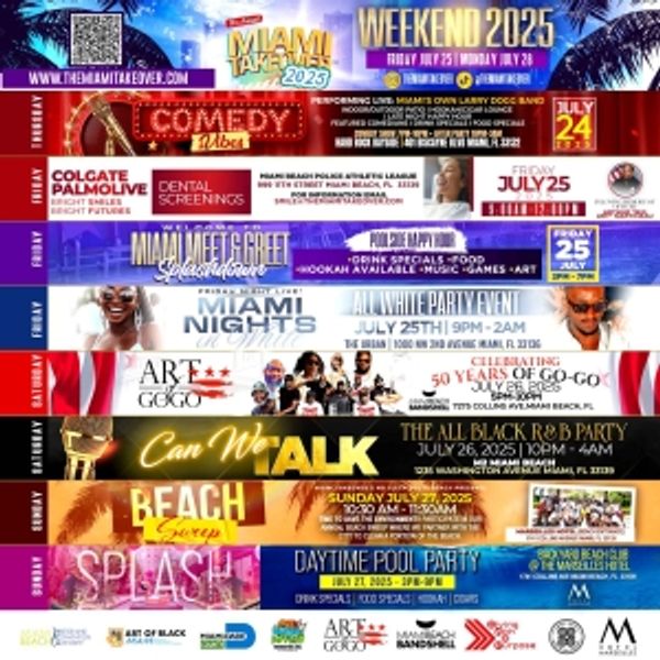 Lineup Set for 17th Annual Miami Takeover This July Photo
