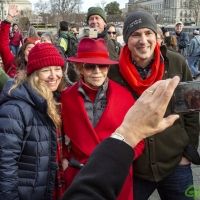 Jane Fonda & Greenpeace Bring Fire Drill Fridays to Los Angeles