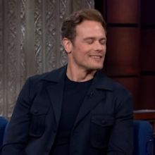 VIDEO: Sam Heughan Talks OUTLANDER on THE LATE SHOW WITH STEPHEN COLBERT