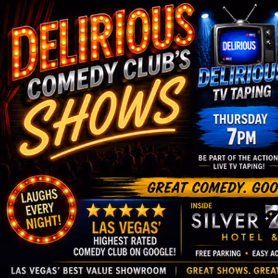 Delirious Comedy Club Announces Expanded Entertainment Lineup At Silver Sevens Hotel &amp; Casino