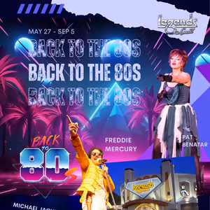Legends in Concert to Present BACK TO THE 80S in Myrtle Beach