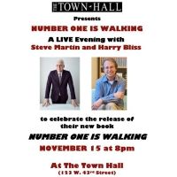 Steve Martin & Harry Bliss to Discuss Their Book NUMBER ONE IS WALKING at The Town…